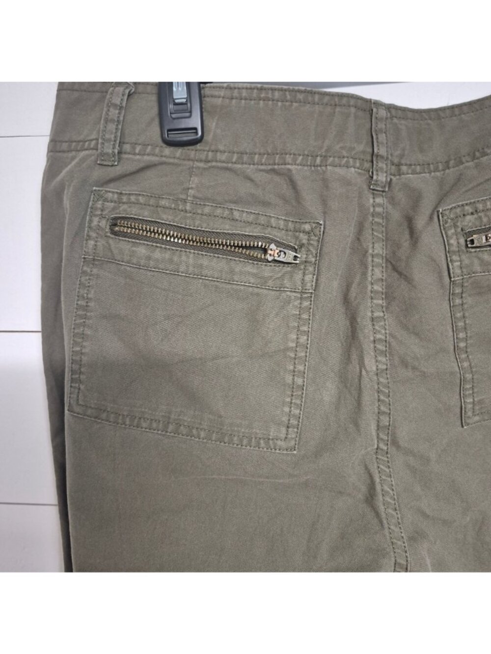 Cabelas Casuals Womens Olive Green Cargo Pants Size 14 Regular - Picture 7 of 8